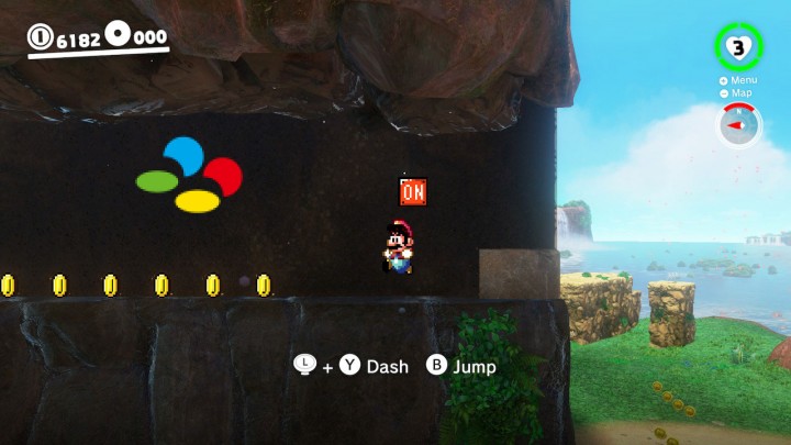 SMW Mode enabled in Odyssey