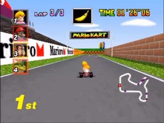 Marioro Logo in Japanese Mario Kart 64