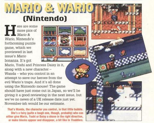 Mario & Wario - Super Play - October 1993