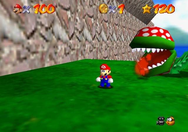 Big Piranha Plants in Tiny-Huge Island