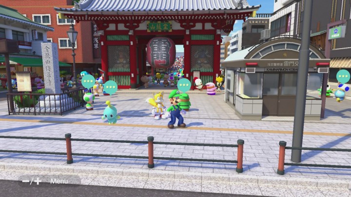 Kaminarimon in Asaskusa in Mario and Sonic Tokyo 2020
