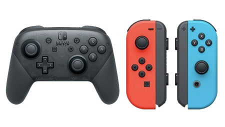 Switch Pro Controller and pair of Joy-cons