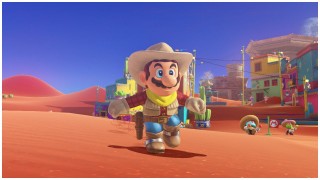Super Mario Odyssey - Mario in cowboy outfit