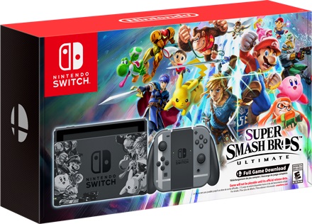 Nintendo Switch Super Smash Bros. Ultimate Set Box Art
