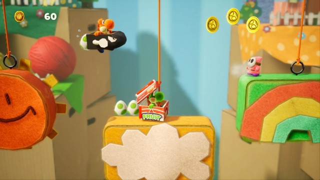 Yoshi's Crafted World - New fruit box costume